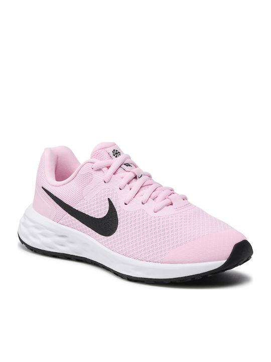 Revolution Revolution 6 Kids Sports Shoes Running with Laces Pink Foam / Black