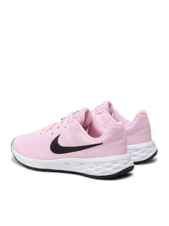 Revolution Revolution 6 Kids Sports Shoes Running with Laces Pink Foam / Black