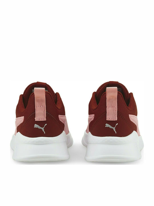 Anzarun Lite AC PS Kids Sports Shoes Running with Hoop & Loop Closure Burgundy