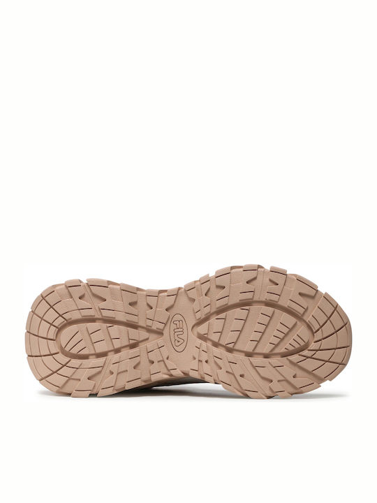 Electrove Desert Damen Chunky Stiefel Beige