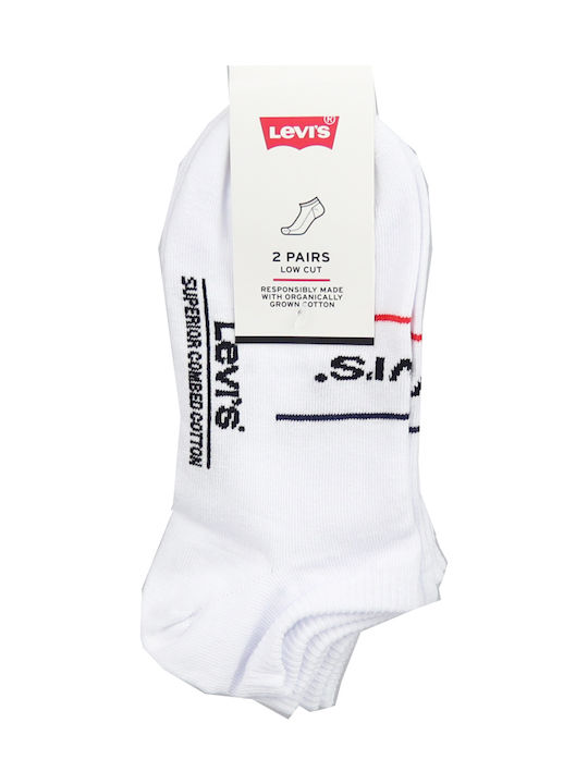 Levi's Men's Socks White 2Pack