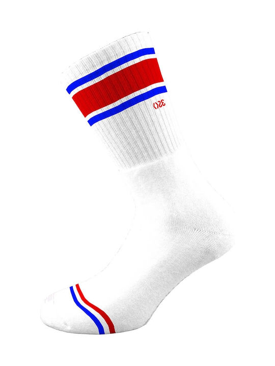 Walk Men's Patterned Socks White