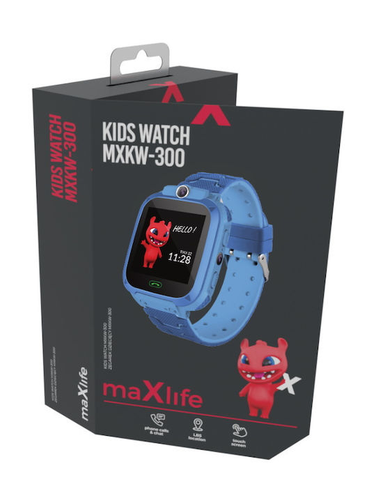 Maxlife Kinder-Smartwatch mit Kamera Blau