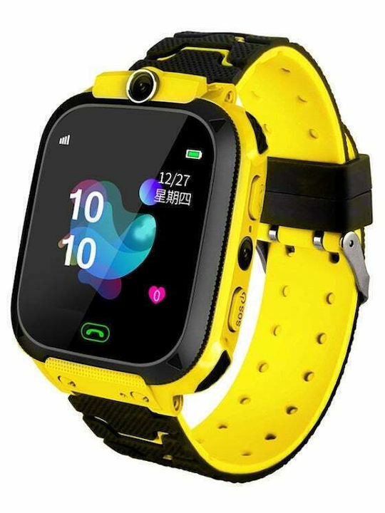 Factory Smartwatch Pentru Copii Cu GPS Și Cameră Galben