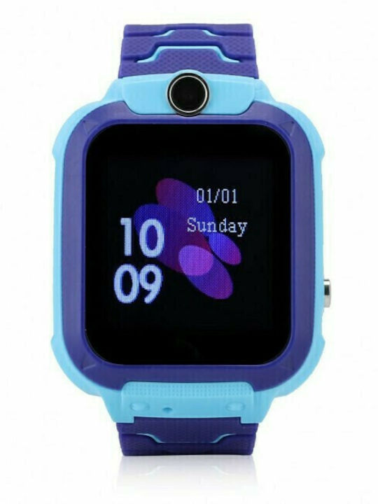 SPM Kids Digital Watch with GPS and Rubber/Plastic Strap Blue