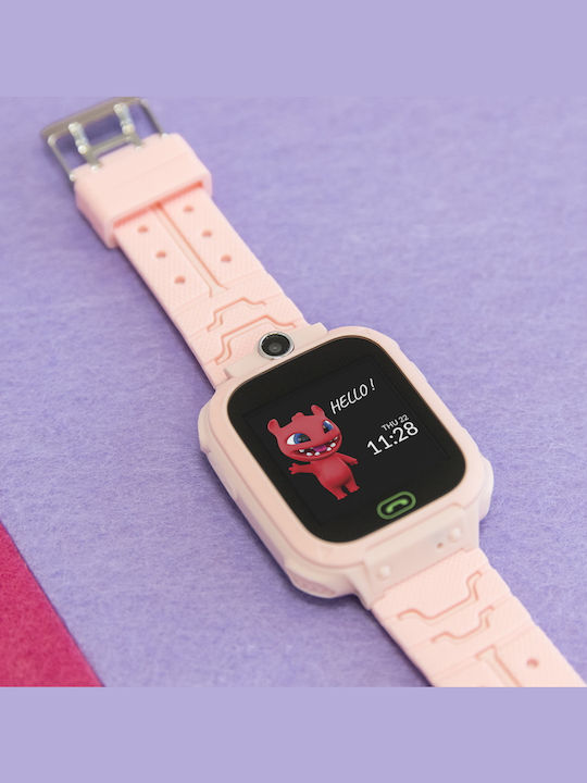 Maxlife Παιδικό Smartwatch με Κάμερα Ροζ