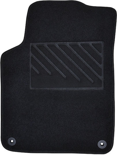 Lampa Set of Front and Rear Mats 4pcs for Renault Captur Black
