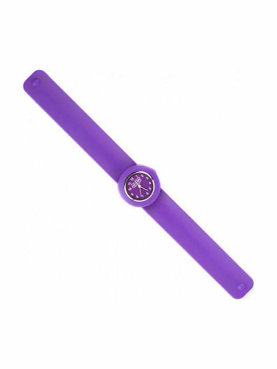 Wacky Watches Kids Analog Watch Wacky Slap 3D with Rubber/Plastic Strap Purple