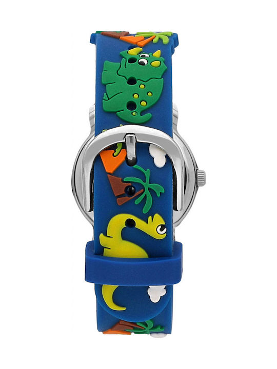 Kikou Kids Analog Watch with Rubber/Plastic Strap Blue