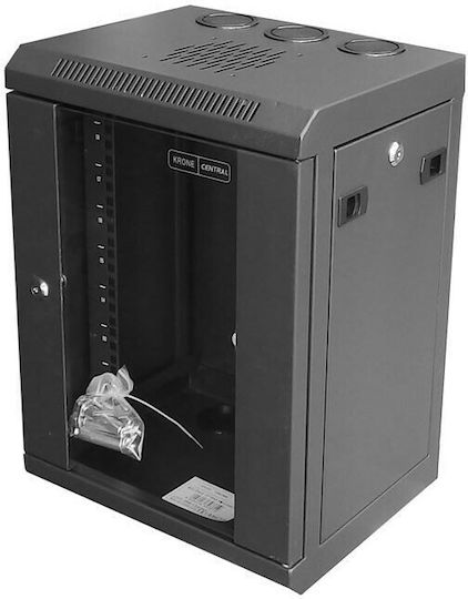 Central Soho Επιτοίχια Καμπίνα Rack 6U 35x28x34.4cm Μαύρο 2500 1 350 06/C