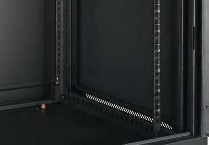 Safewell Επιδαπέδια Καμπίνα Rack 22U 60x60x116.6cm Μαύρο SNB6622