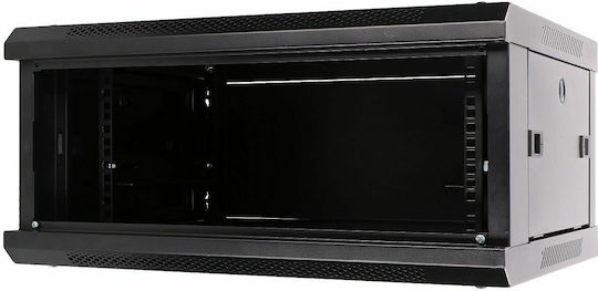Extralink Επιτοίχια Καμπίνα Rack 4U 60x45cm Μαύρο EX.2886