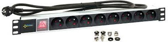 Pulsar RALZ/F Πολύπριζο Rack HK-W05282 1τμχ