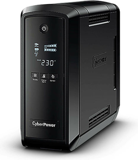 CyberPower CP900EPFCLCD UPS Line-Interactive 900VA 540W με 6 Schuko Πρίζες