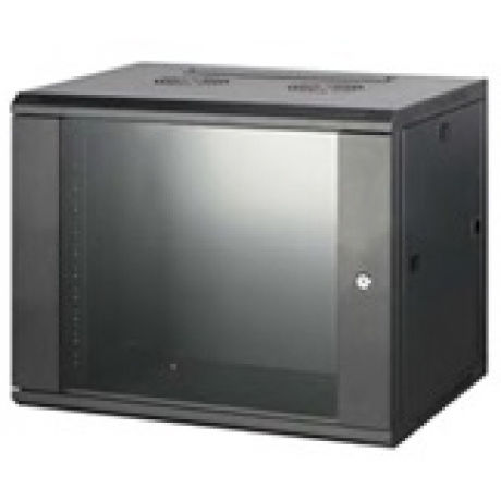 Safewell Επιτοίχια Καμπίνα Rack 6U 54x45x37cm Μαύρο SMC5406