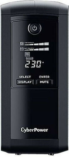 CyberPower VP1000ELCD UPS Line-Interactive 1000VA 550W cu 4 Schuko Prize