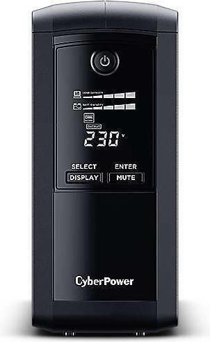 CyberPower VP700ELCD UPS Line-Interactive 700VA 390W with 4 Schuko Outlets