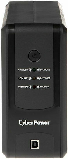 CyberPower UT850EG UPS Line-Interactive 850VA 425W με 3 Schuko Πρίζες