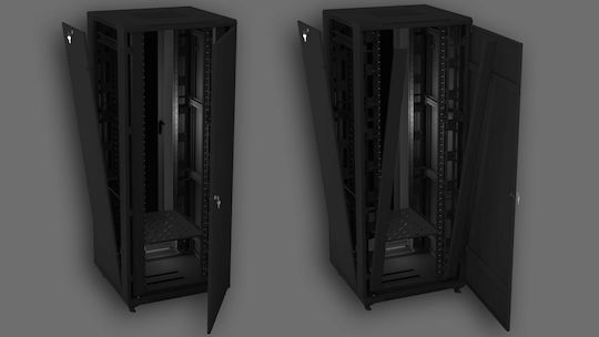Central Floor Rack Cabinet 42U 60x60x207cm Black 4000160042/C