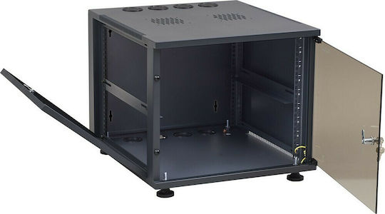 Central С крака Рак кабинет 9U 54x60x45.5см Черен 3000 3 600 09/C