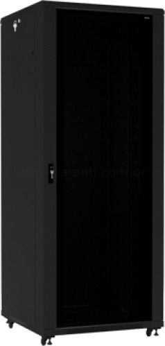 Central С крака Рак кабинет 27U с 2 врати 60x60x140см Черен 4000 1 600 27/C