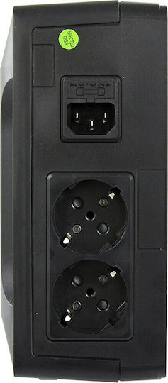 FSP/Fortron Nano UPS Off-Line 600VA 360W with 2 Schuko AC Outlets