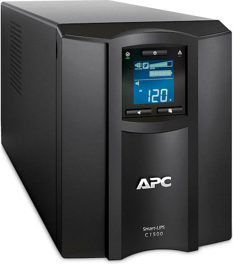 APC Smart-UPS C 1500VA LCD 230V with SmartConnect Line-Interactive 900W with 8 IEC Power Plugs