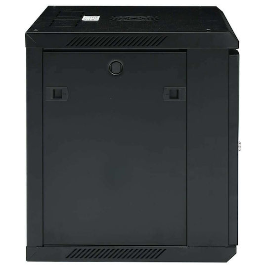 vidaXL Wandmontiert Rack-Schrank 9U 60x45x51cm Schwarz 30166