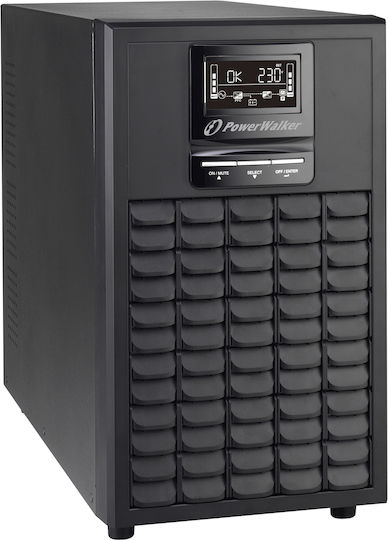 Powerwalker VFI 3000 CG PF1 UPS On-Line 3000VA 3000W με 9 IEC Πρίζες