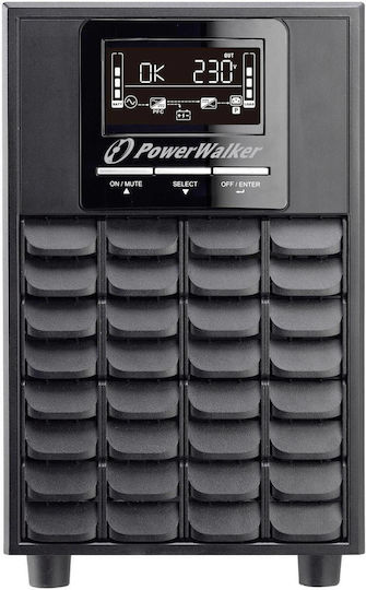 Powerwalker VFI 1500 CG PF1 USV 1500VA 1500W mit 4 IEC Steckdosen