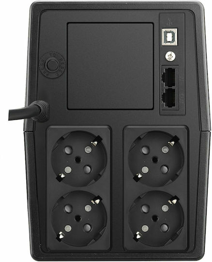 Powerwalker VI 1000 SCL UPS Line-Interactive 1000VA 600W with 4 Schuko Power Plugs