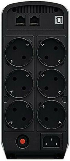 CyberPower CP550EPFCLCD UPS Line-Interactive 550VA 350W with 6 Schuko Power Plugs