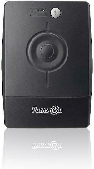Power On AP-1100 v2 UPS Line-Interactive 1100VA με 4 Schuko Πρίζες