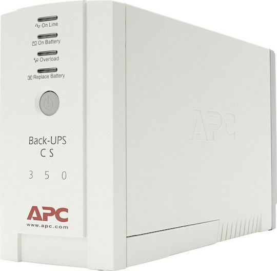 APC Back-UPS CS 350 USB/Serial Off-Line 350VA 210W with 3 IEC Outlets