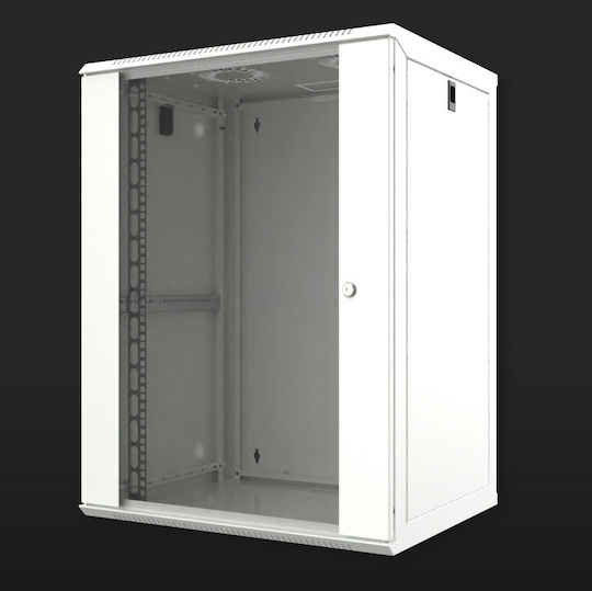 Mirsan Επιτοίχια Καμπίνα Rack 20U 56.5x60x93.5cm Γκρι WTC20U60MN.02