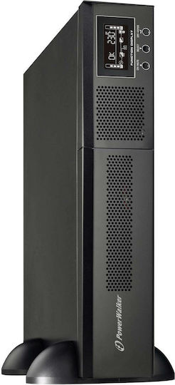 Powerwalker VFI 3000 RMG PF1 UPS On-Line 3000VA 3000W με 9 IEC Πρίζες