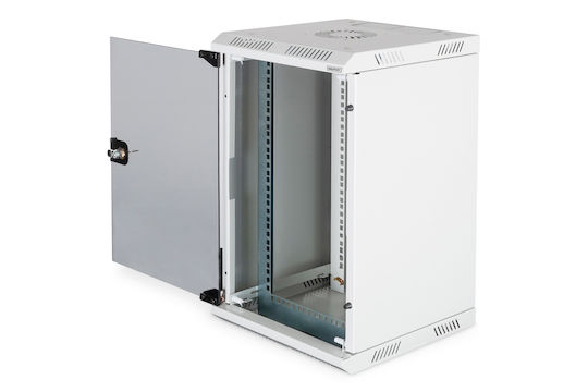 Digitus Επιτοίχια Καμπίνα Rack 10U 35x35x55cm Γκρι DN-1019
