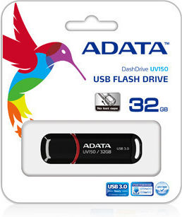Adata DashDrive UV150 32GB USB 3.0 Stick Μαύρο