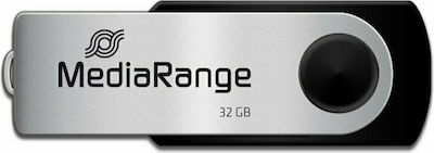 MediaRange 32GB USB 2.0 Stick Ασημί