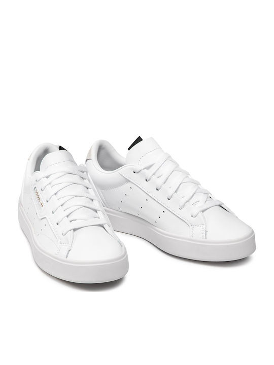Sleek Γυναικεία Sneakers Cloud White / Crystal White