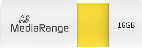 MediaRange 16GB USB 2.0 Stick Gelb