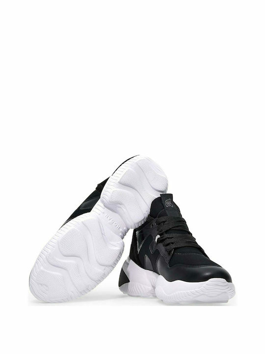 Interaction Chunky Sneakers Schwarz