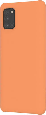 Samsung Premium Hard Cover By Wits Plastic Back Cover Orange (Galaxy A31)