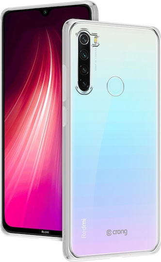 Crong Slim 0.8mm Back Cover Σιλικόνης 0.8mm Διάφανο (Redmi Note 8)