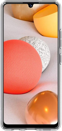 Spigen Liquid Crystal Back Cover Σιλικόνης Διάφανο (Galaxy A42)