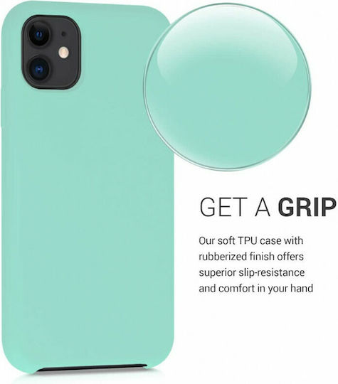 KWmobile Rubber TPU Back Cover Silicone Green (iPhone 11)