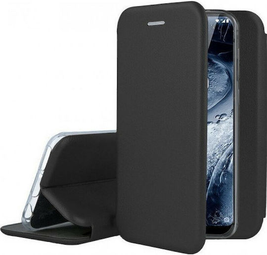 Forcell Book Piele artificială Negru (Galaxy A20e)