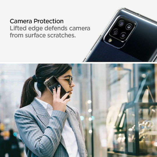 Spigen Liquid Crystal Back Cover Σιλικόνης Διάφανο (Galaxy A42)