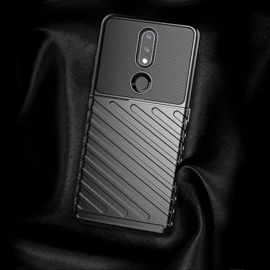 Thunder Thunder Back Cover Σιλικόνης Μαύρο (Nokia 2.4)