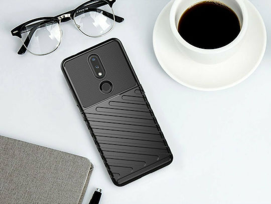 Thunder Thunder Back Cover Σιλικόνης Μαύρο (Nokia 2.4)